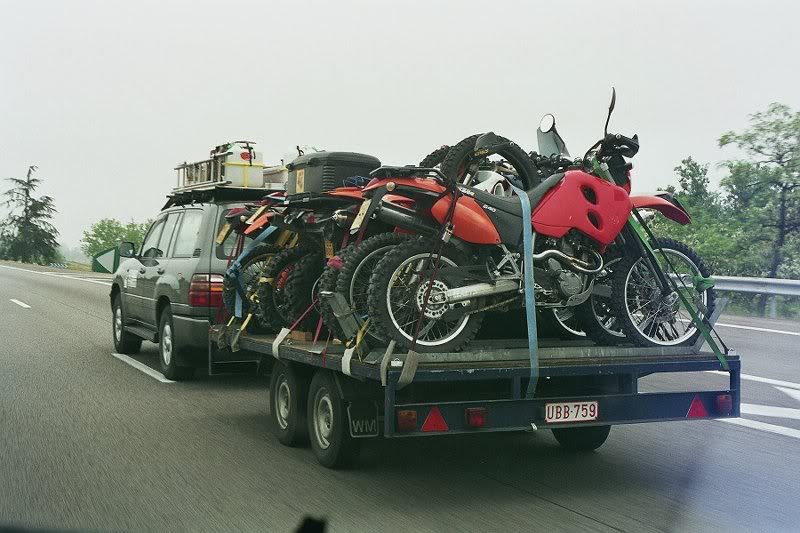 On our way to Sete!on the highway.