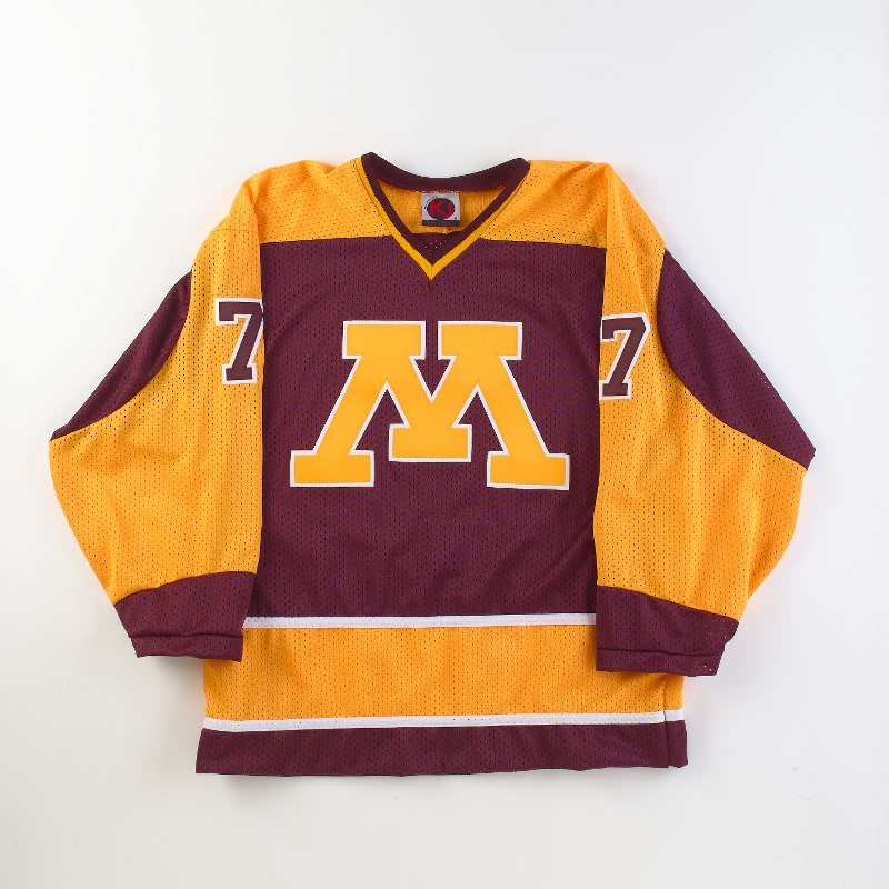 1980-81 Minnesota Gophers jersey