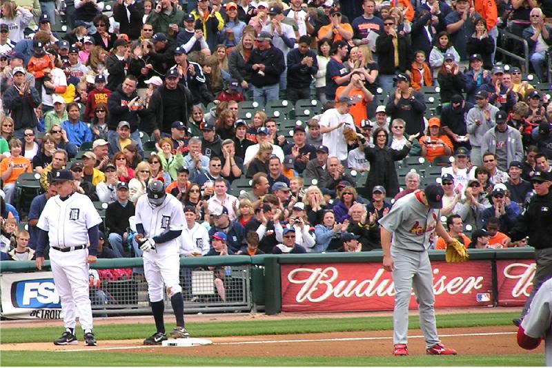 Granderson on Third by Gene Lamont, Tiger'r 3rd base co...