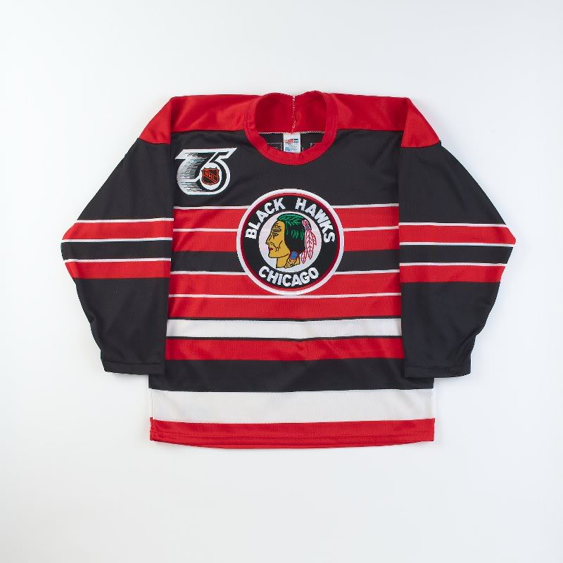 1991-92 NHL Chicago Blackhawks TBTC Dominic Hasek jerse...