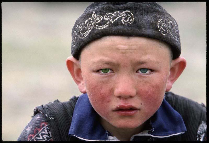 green eyes central asian
