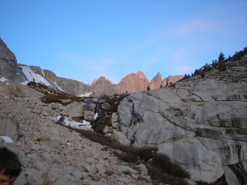 above Lower Boy Scout Lake