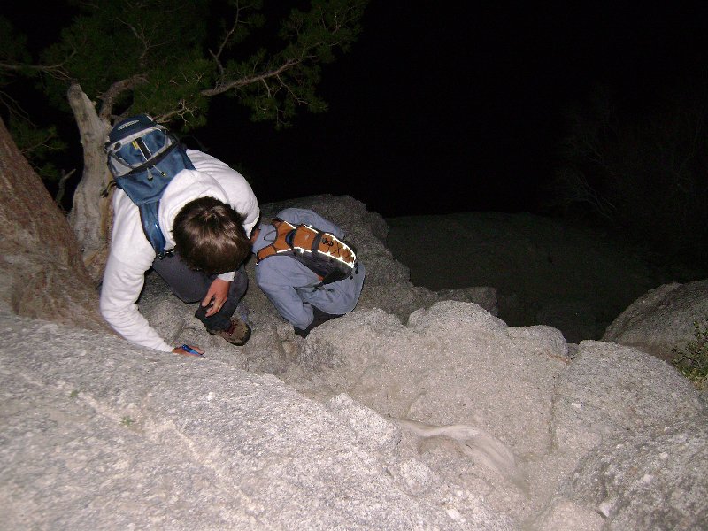 climbing the Ebersbacher ledges