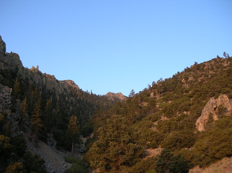 Straight up the cattle trail