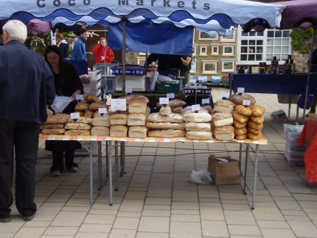 Fresh bread at the Marlay House market