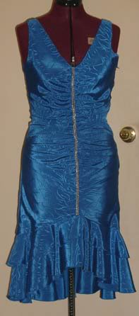 blue dress - front
