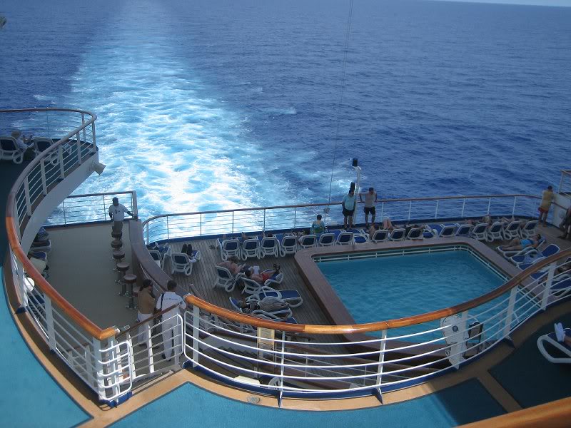 Terrace Pool and wake