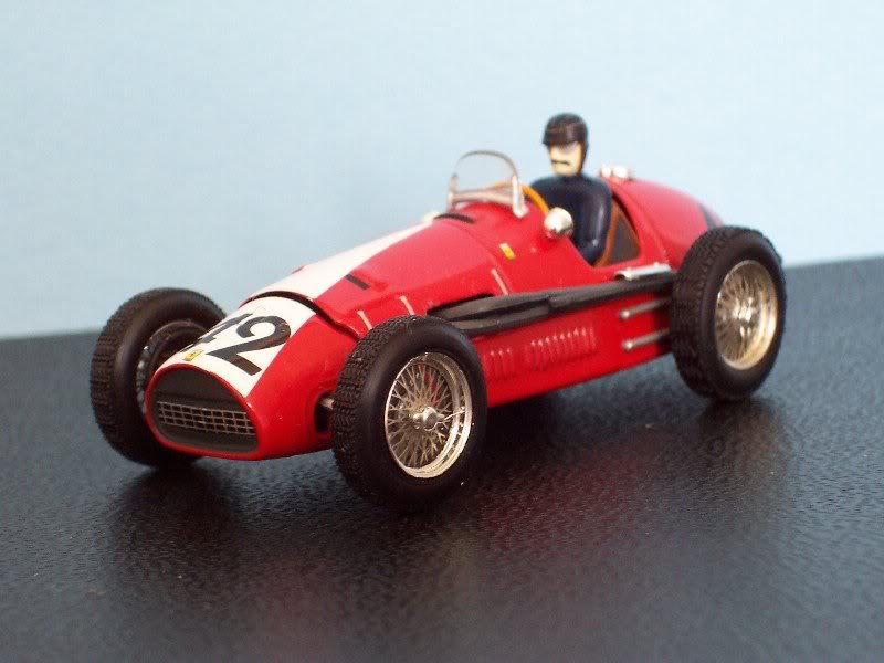 1952 FERRARI F2 500 1/43 SCALE MODEL BY QUARTZO