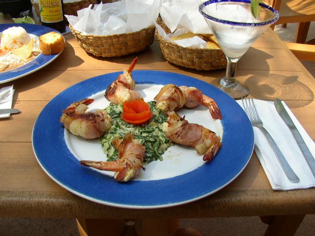Stuffed Camarones at Dona Prudencia on La Ropa