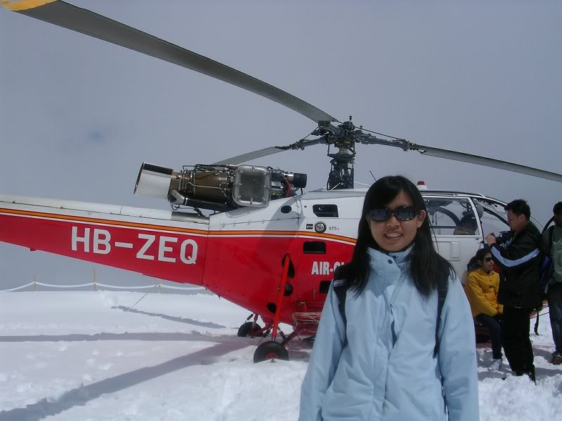 A helicopter was found on the Plateau