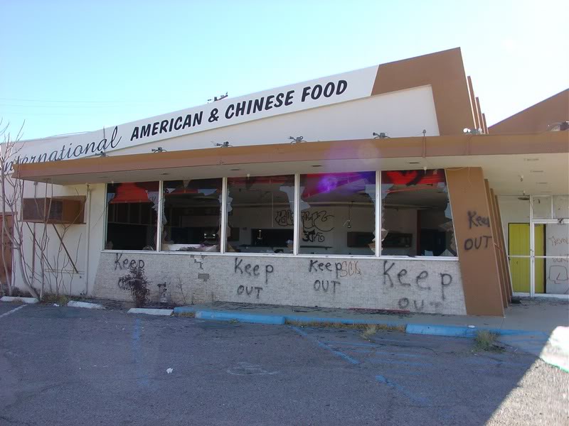 Interesting restaurant nextdoor to gas station