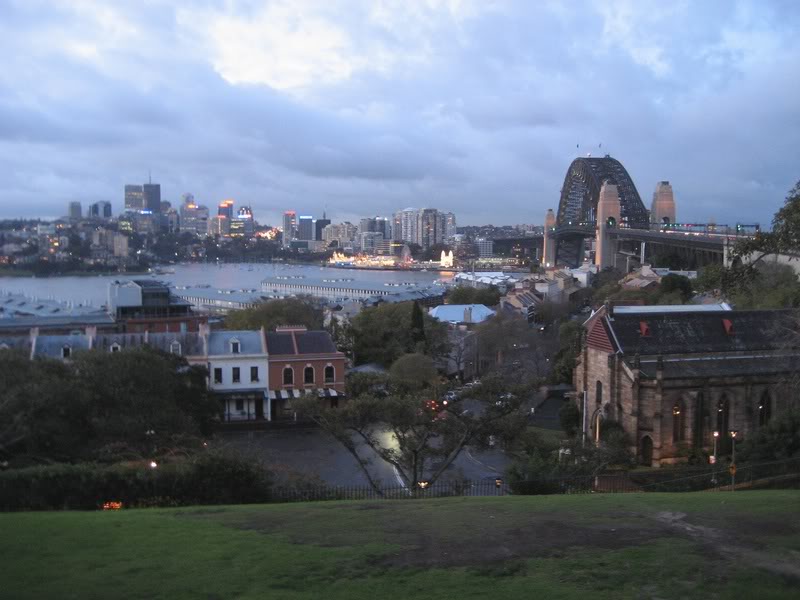 Sydney harbour from Observatory Hill