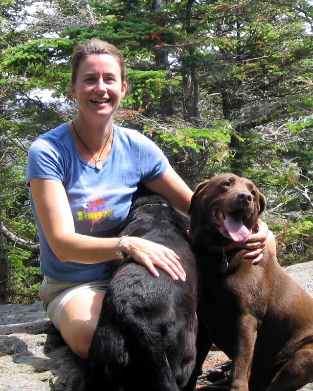 Abster with her pups