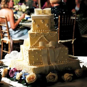 box wedding wedding cake