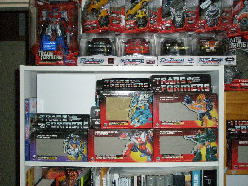 Bombshell, Top Spin, Red Alert, Grapple, Hoist