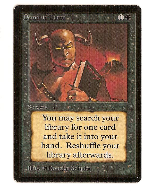 Demonic Tutor - Beta