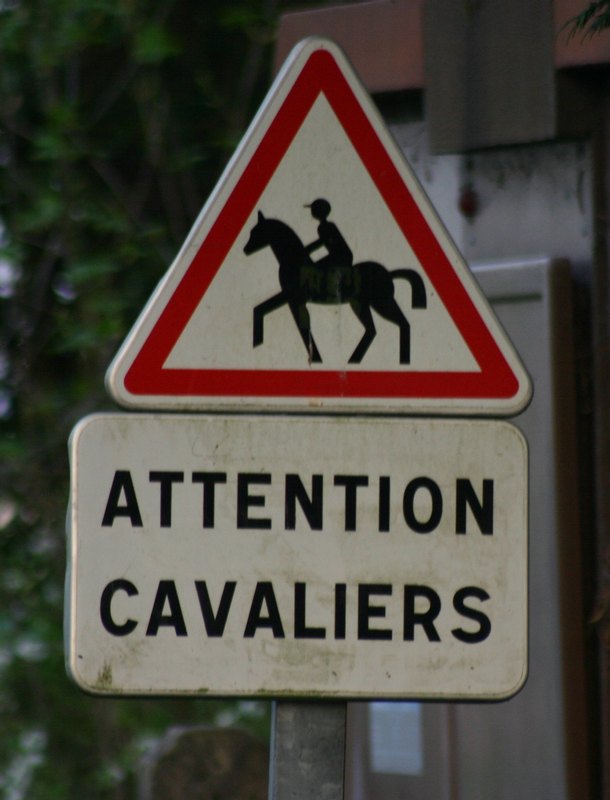 Caution traffic sign