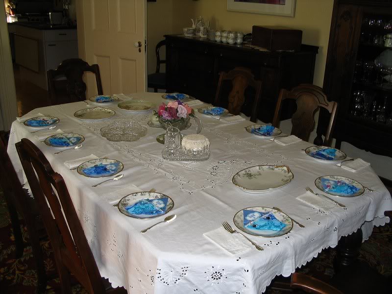 Table set for Simcoe County Lacers Day