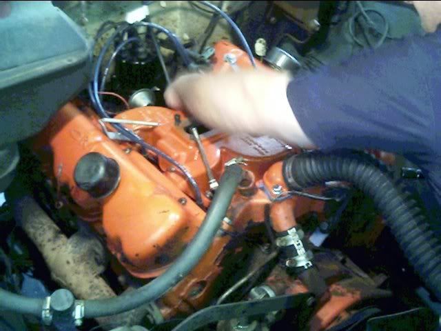 Setting in the new Intake and bolting it down