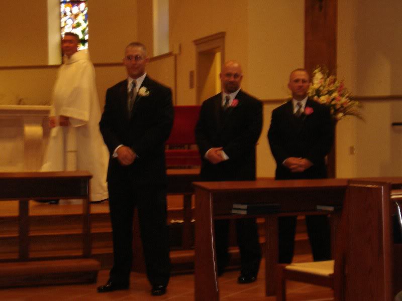 Chris and his brothers waiting patiently