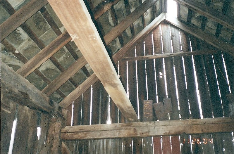 a001 east wall int. before