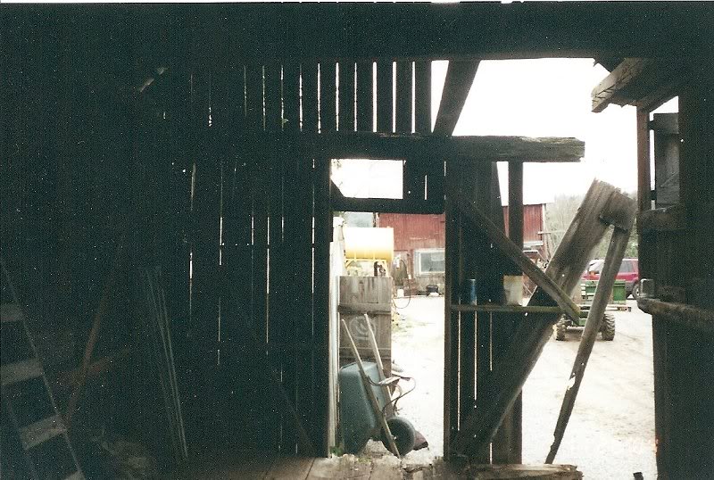 a004 west wall int. before