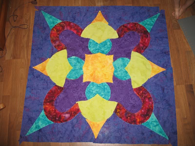 Rhapsody Quilt Layout