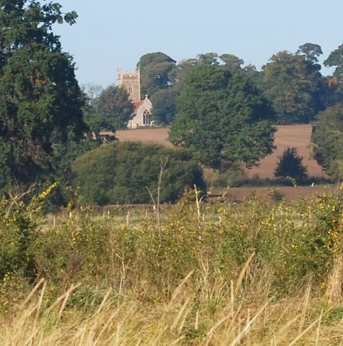 Suff Wherstead Church from R Orwell 010