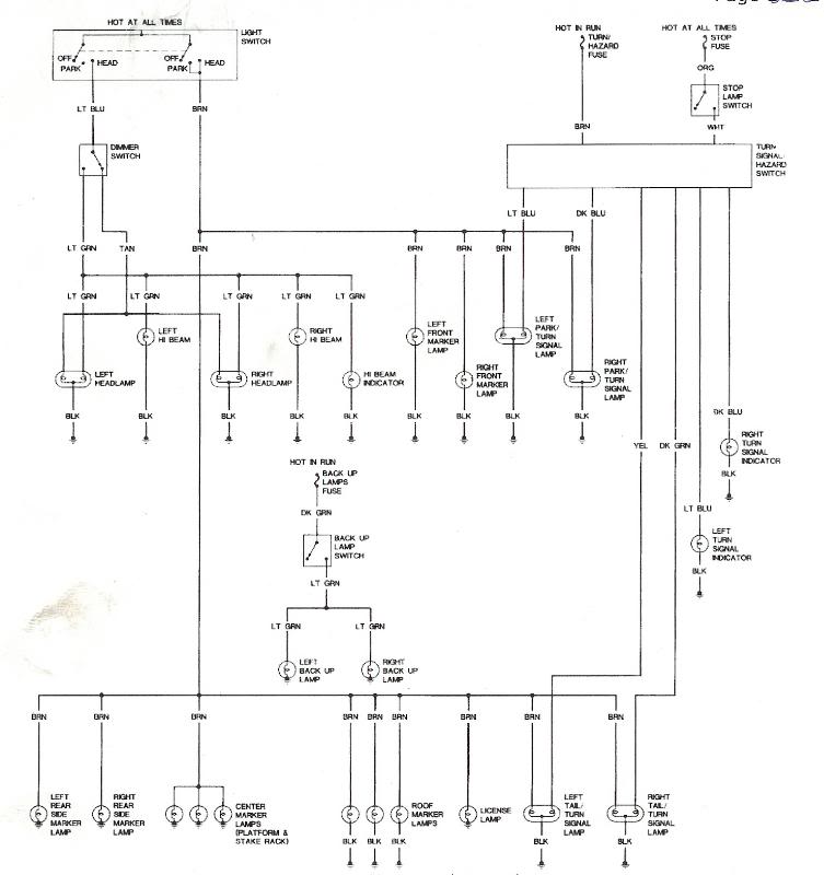 Body Control Wiring Diagram, Cont. 1973-76 Vehicles