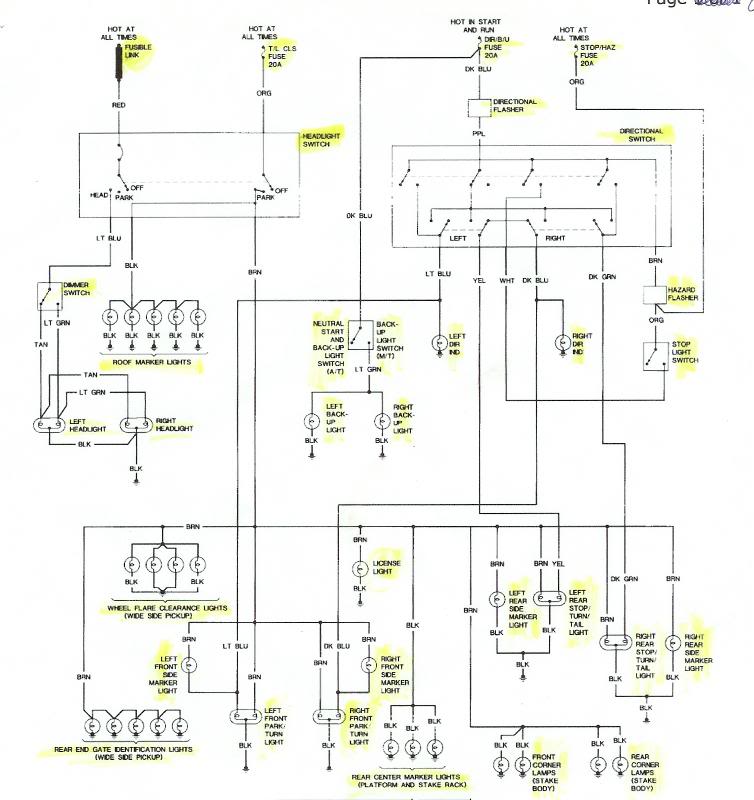 Body Control Wiring Diagram, Cont. 1977-79 Vehicles