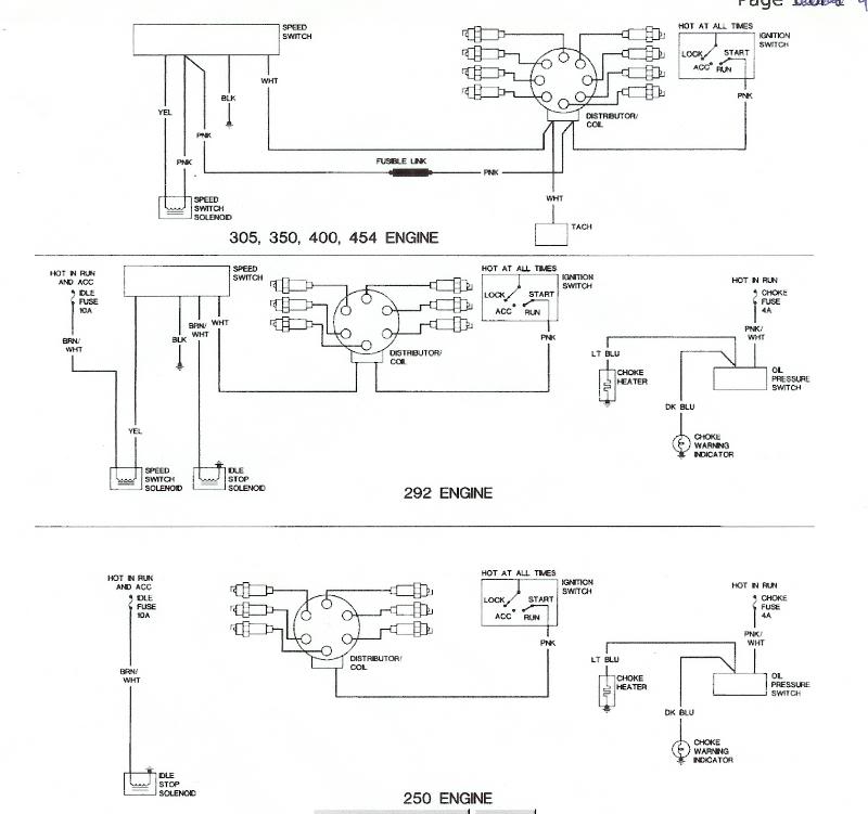 Engine Control Wiring Diagram 1979 Vehicles