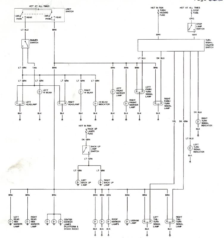 body control wiring diagram, cont. 1973-76 vehicles2