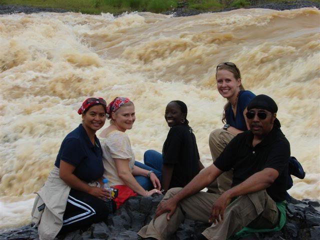 At the Miango Falls
