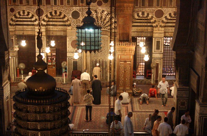 Inside the Mosque of Al Ghuri - Cairo