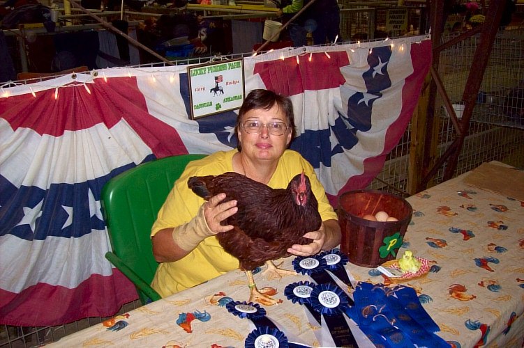 Gary took my picture with my winnings and my RI Red at ...