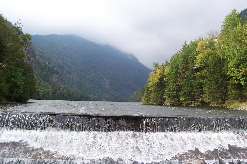 View up Lower Ausable Lake
