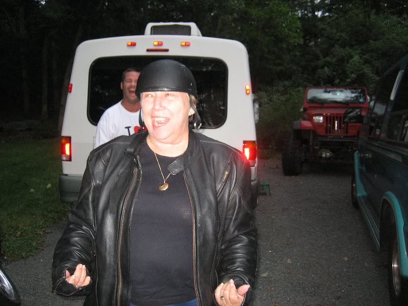 (094) barb tries to be a biker