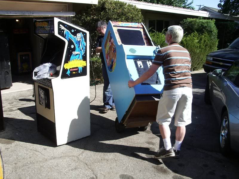 set up day - Moving the games to the back