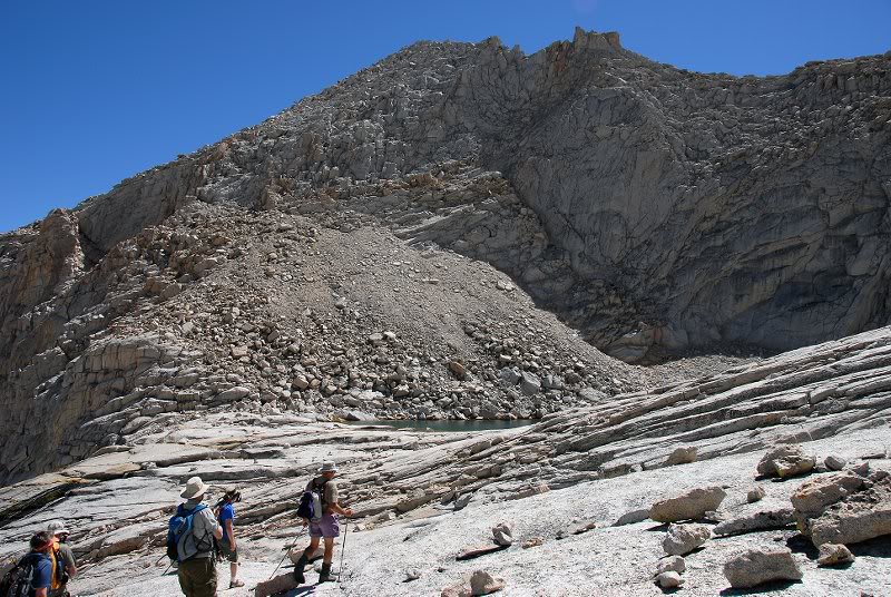 Bob leading us to Thor Pk