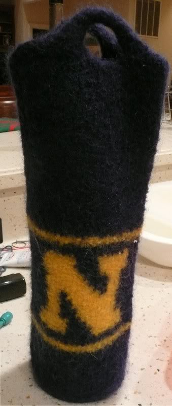 Wine Caddy for a Navy Grad