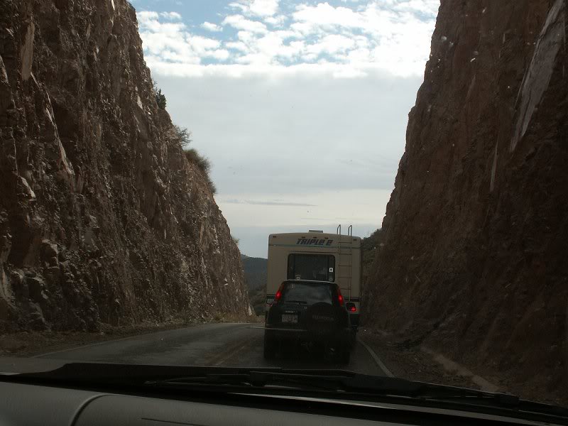 Crossing the Sierra Madre north of Nuevo Casas Grandes...