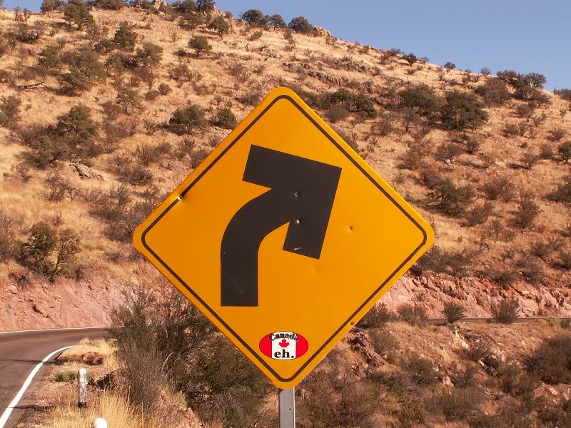 Leaving our mark, eh ? (we're Canadians)