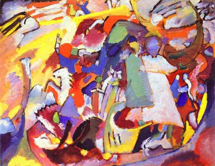 All Saints I. 1911. Oil on card.