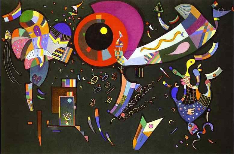 Around the Circle. 1940. Oil and enamel on canvas.