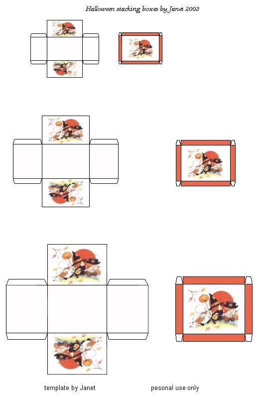 halloween stacking boxes