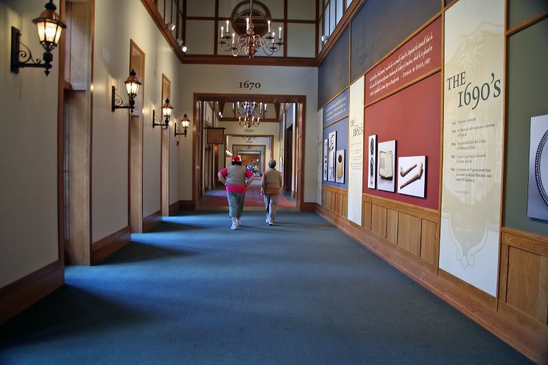 The Interior of the New Jamestown Settlement Museum in ...
