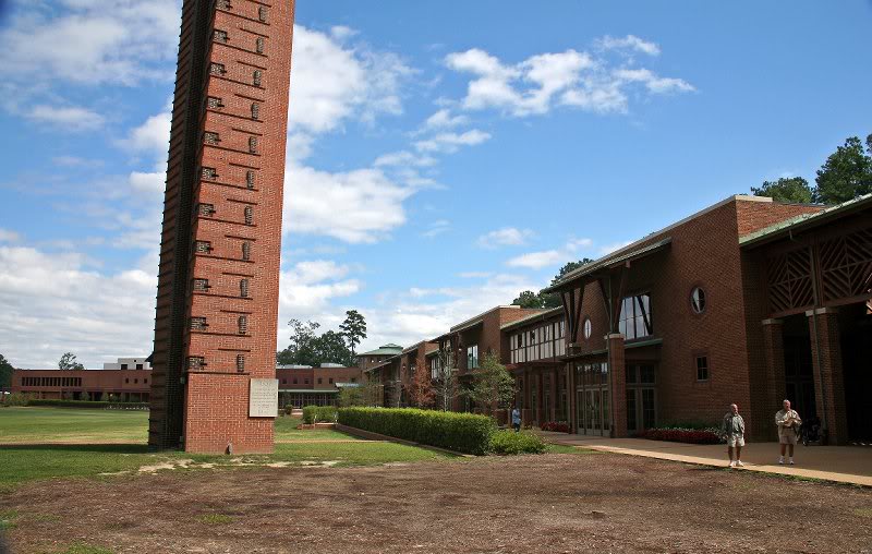 View of the New Jamestown Settlement Museum
