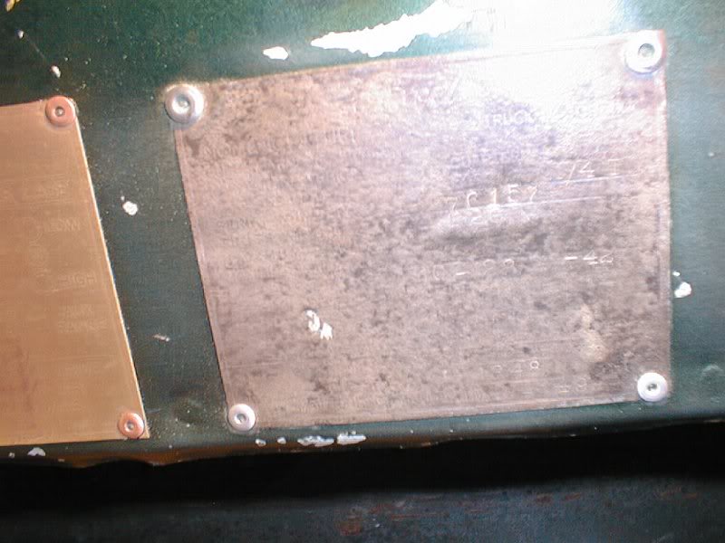 data plate 76157 a before cleanup