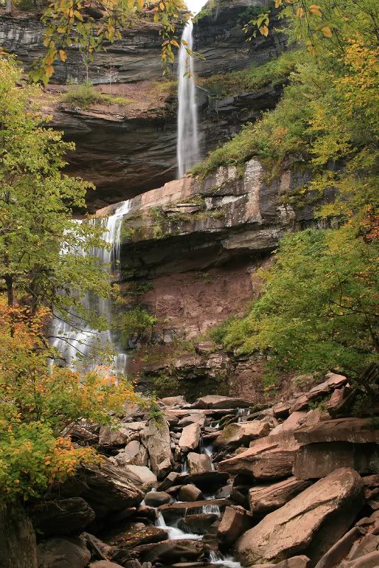 Upper and lower Kaaterskill Falls