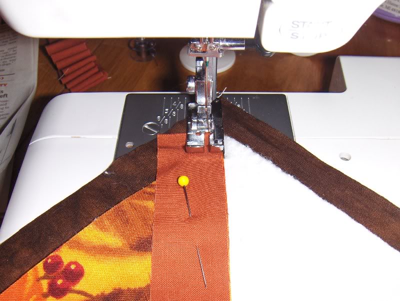 using the 1/4 " foot